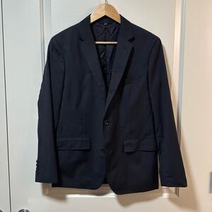 Bonobos navy two button wool blazer size 38S
